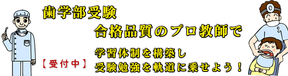 歯学部受験のおすすめ体制